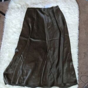 Banana Republic Dark Sage green A-Line Skirt